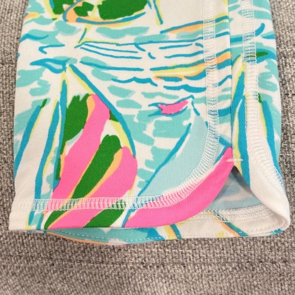 Lilly Pulitzer Weekender Luxletic Cropped Leggings You Gotta Regatta Pop Up XS - Picture 3 of 4